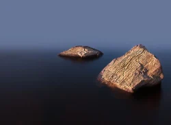 Rock in Lake Rock in Lake