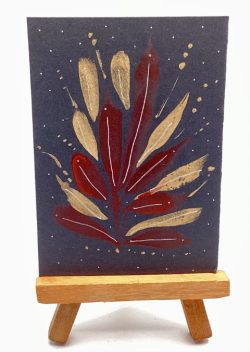 Leaves on Black ATC Leaves on Black ATC