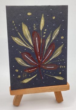 Leaves on Black 2 ATC Leaves on Black 2 ATC